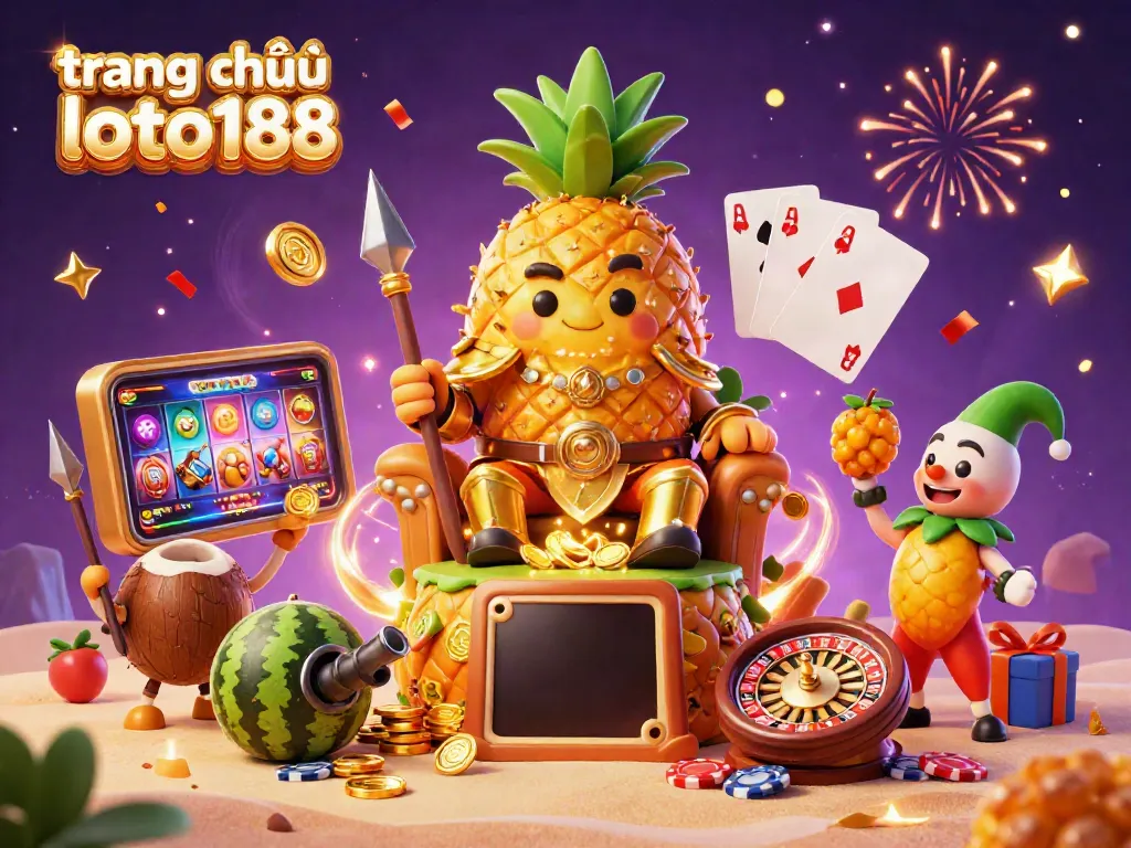Experience the excitement of trang chủ loto188 with vibrant casino characters and lively gaming elements.